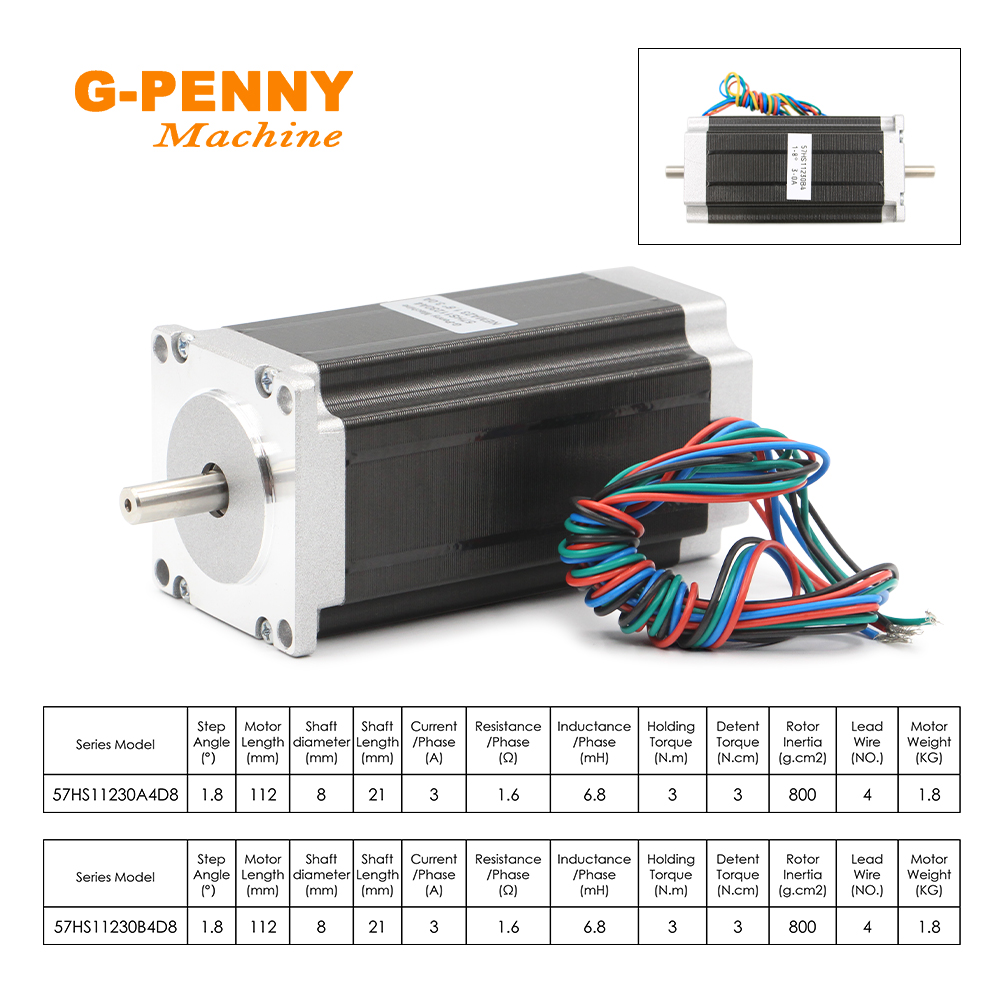 NEMA23 57x112mm 3Nm Stepper Mo - огляд і ціна Nema23 Stepper