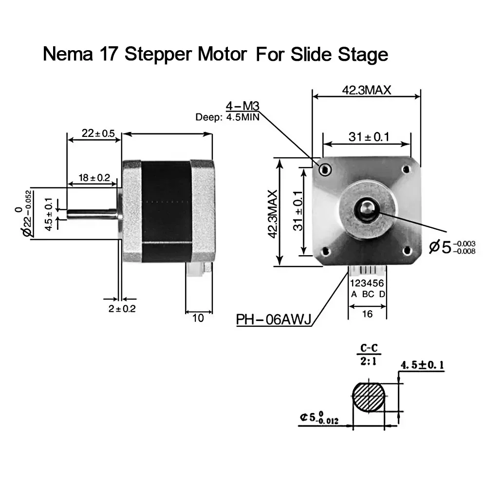 T-Type Slide Stage Linear Stag - огляд і ціна Linear Rod 8Mm