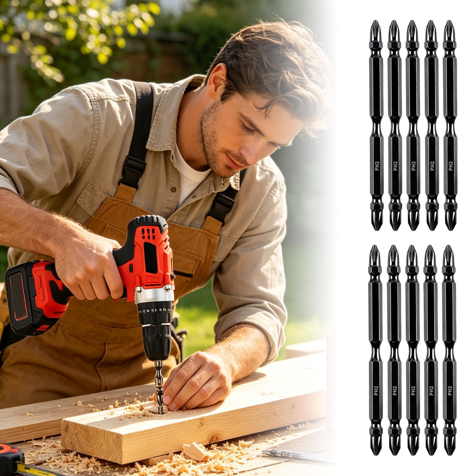 Magnetic Drill Bits Double-End - огляд і ціна End Mill Set