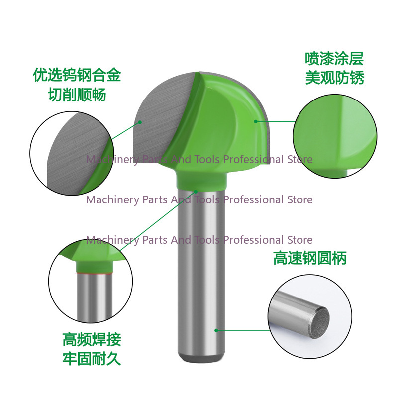 Round Bottom Over Nose Router  - огляд і ціна End Mill Set