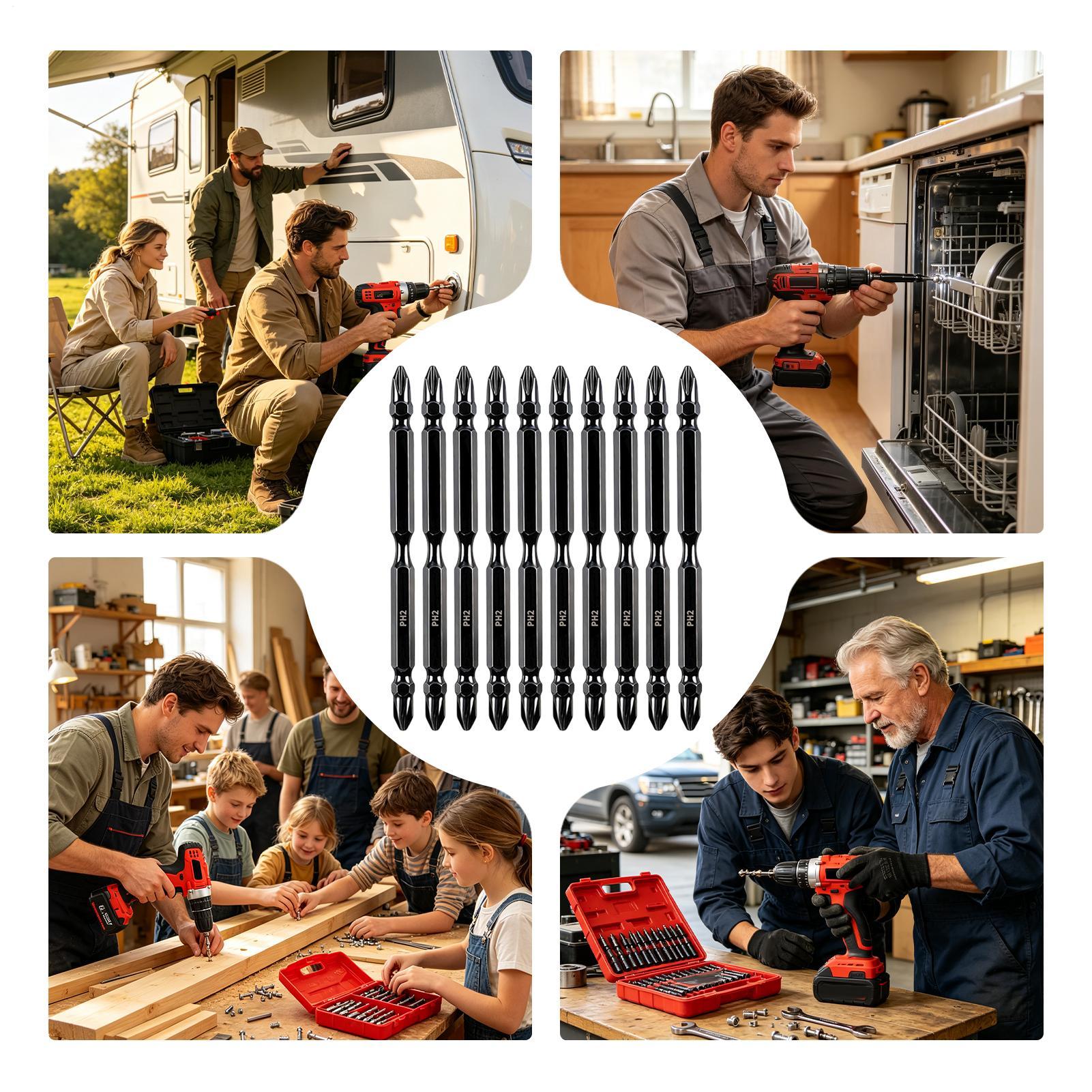 Magnetic Bits For Drill Double - огляд і ціна End Mill Set