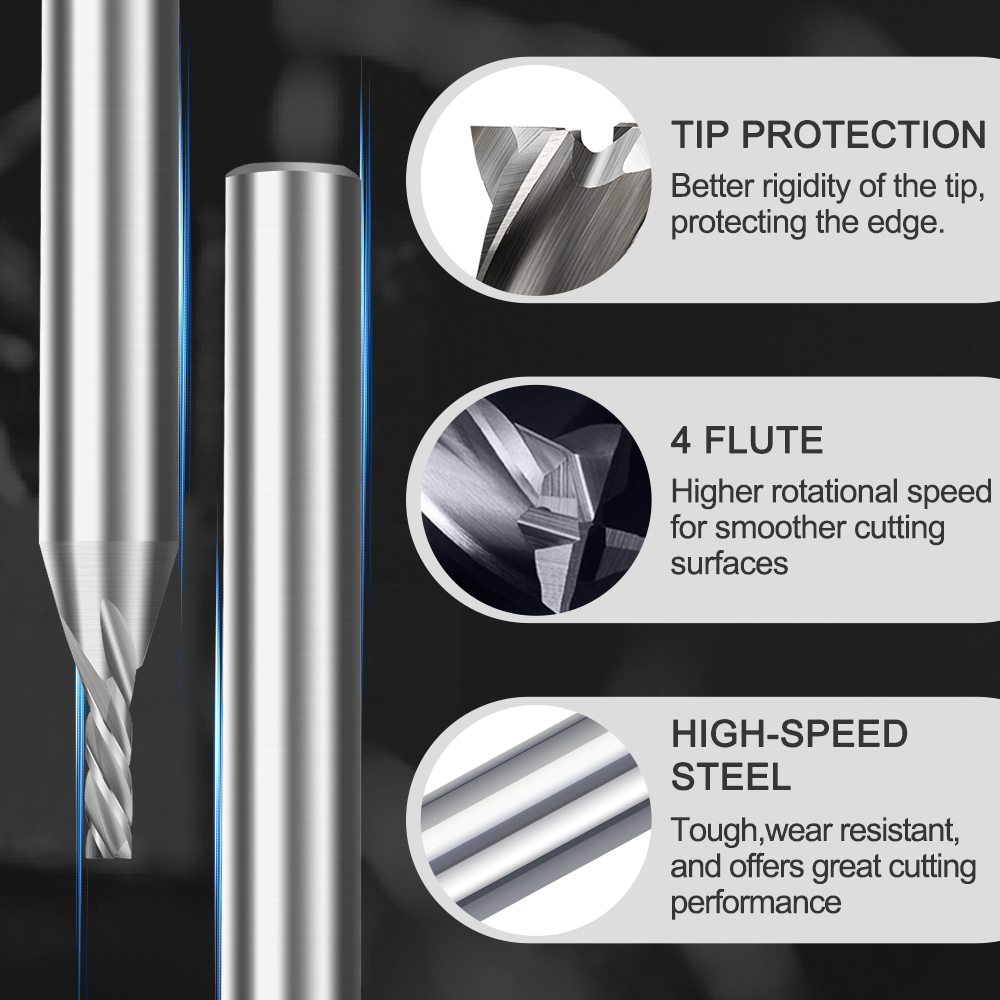 1pc Diameter Frez 2mm Endmill  - огляд і ціна End Mill Set