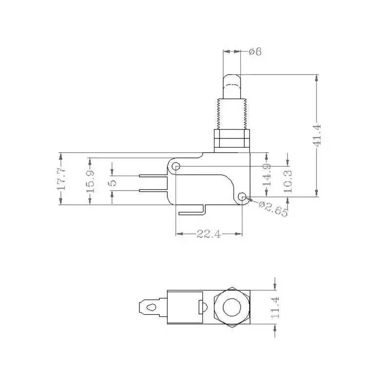 5pcs V-16-1CQ Limit Micro Fret - огляд і ціна Limit Switch
