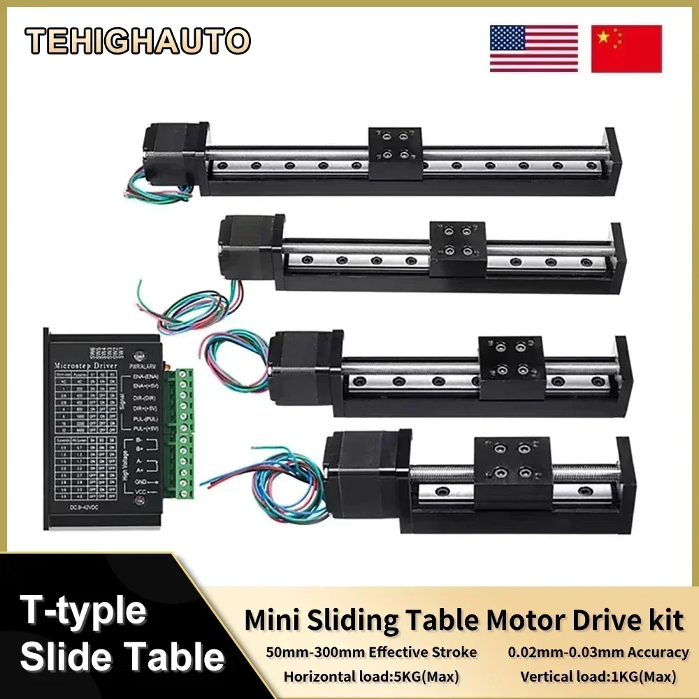 T-type Linear Guide Rail Stage - огляд і ціна Linear Rod 8Mm