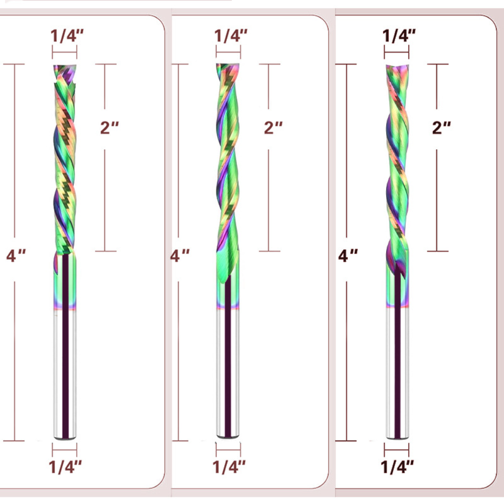 Spiral Compression Router Bit  - огляд і ціна Carbide End Mill