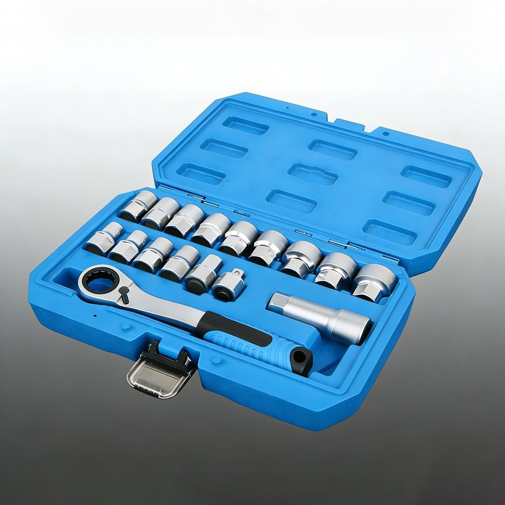 17PCS 12 Point Drive Ratchetin - огляд і ціна Cnc Bits
